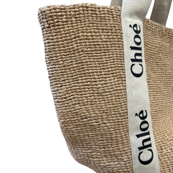 Chloe Large Woody Basket Bag in Natural Fibers - Picture 10 of 16